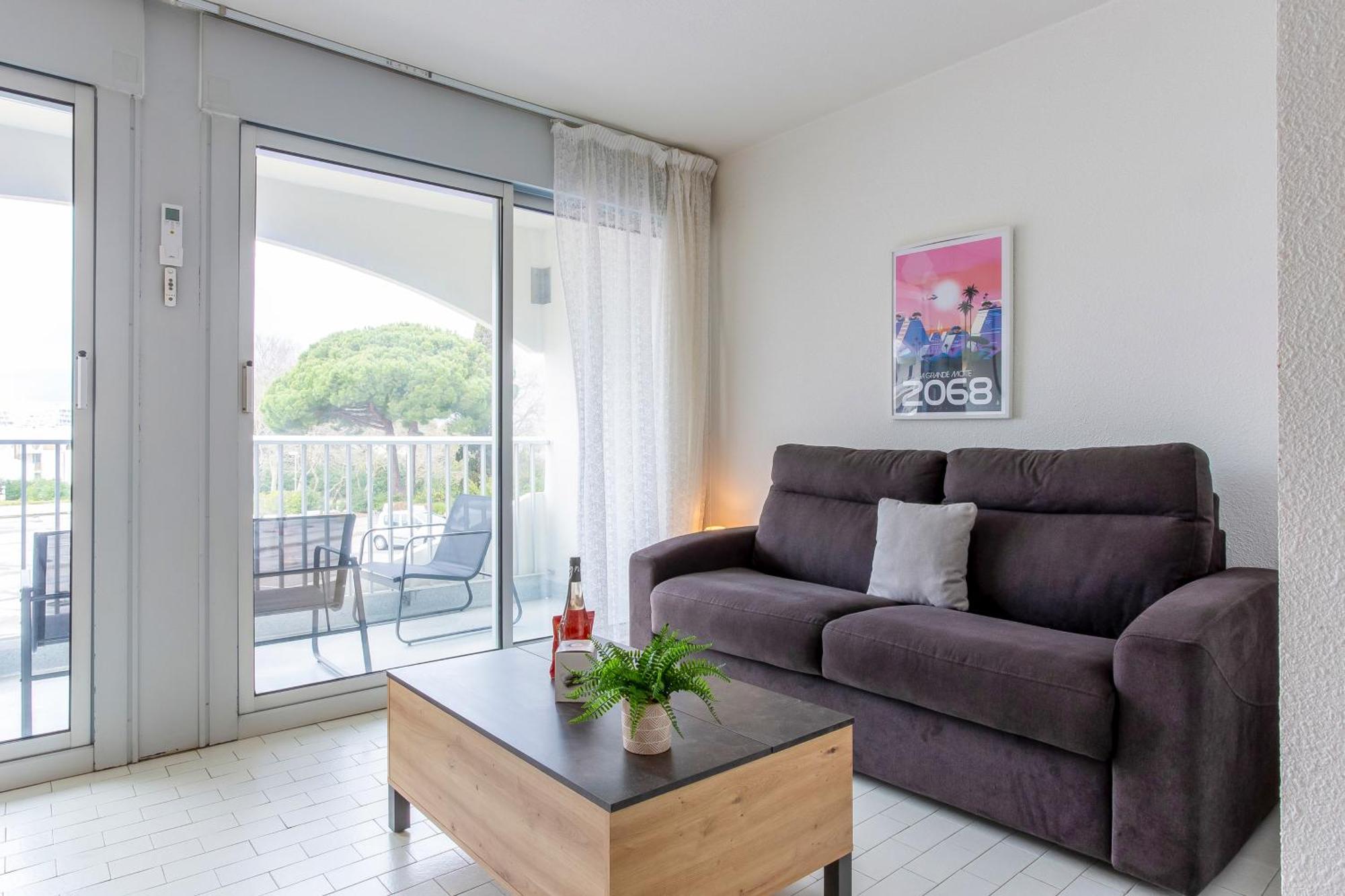 Chez Edouard 362 - Superbe Appartement En Premiere Ligne De La Plage La Grande Motte Exteriör bild